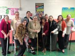 Photo: Daniel St. Teachers Celebrate 100th Day of School